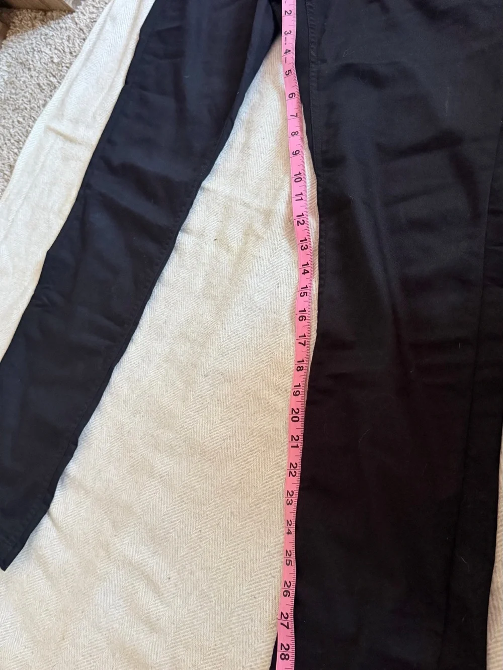 Vans Men's Pants Slim Fit Authentic Chino Black Size 29